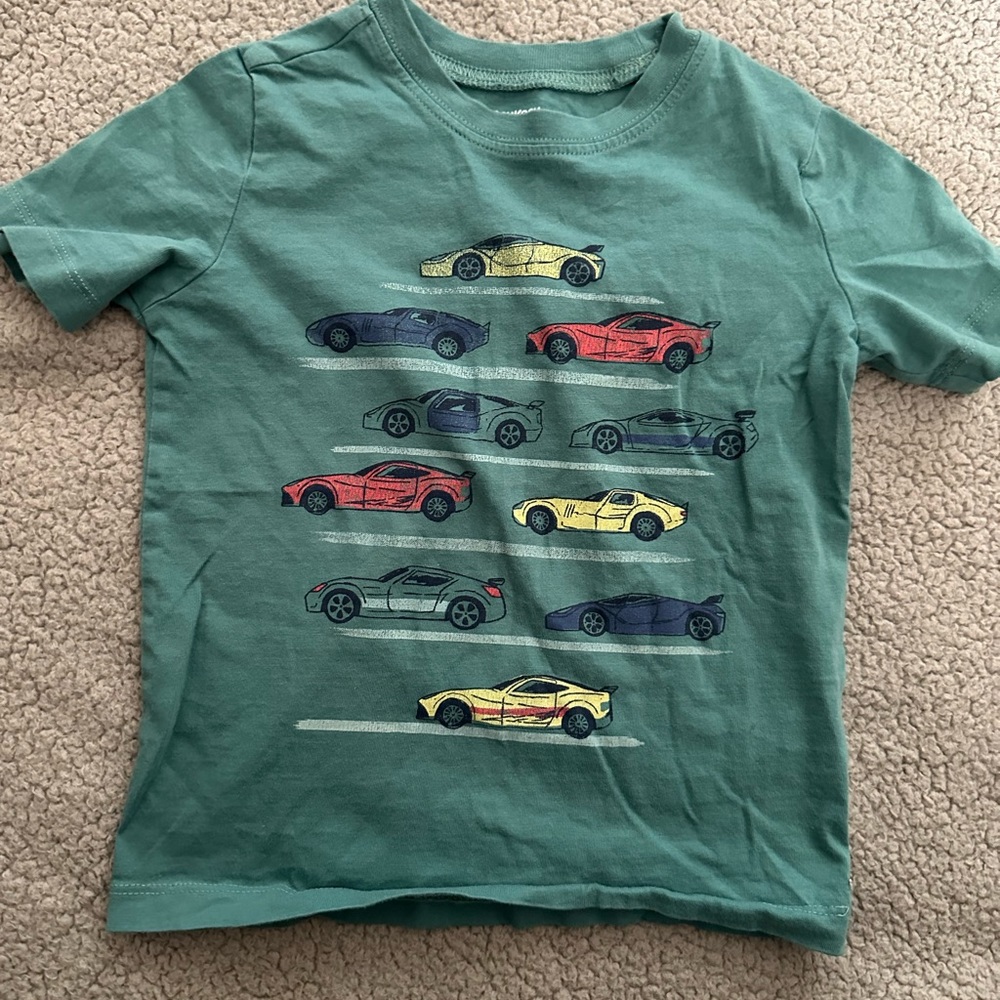Carters Blue Car Shirt